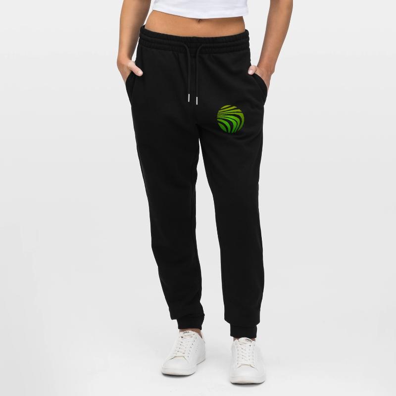 Psychedelic Pattern Green Gradient Stanley/Stella Mover Unisex Organic Jogging Trousers