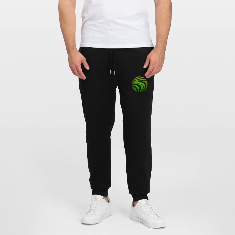 Psychedelic Pattern Green Gradient Stanley/Stella Mover Unisex Organic Jogging Trousers