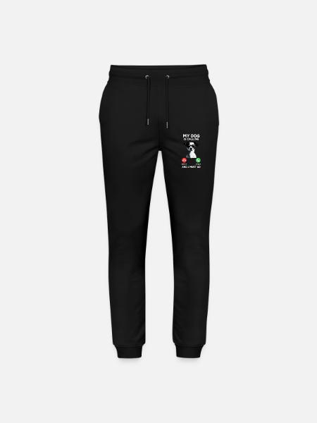 Dog Is Calling: Must Go - Stanley/Stella Mover Unisex Organic Jogging Trousers - black
