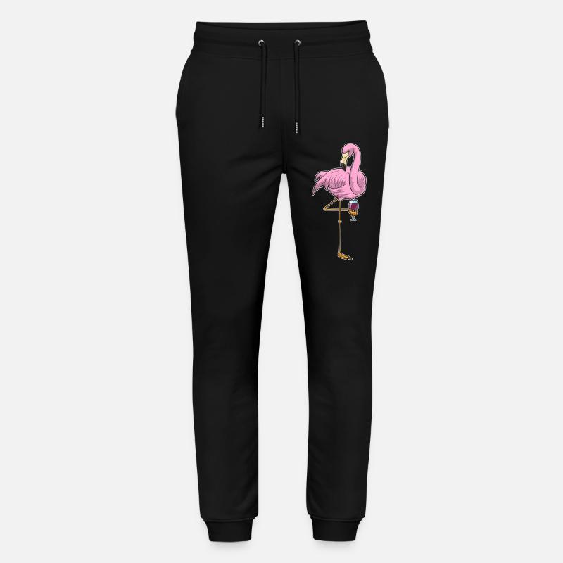 Flamingo Rotwein - Stanley/Stella Unisex Bio Jogginghose Mover  - Schwarz