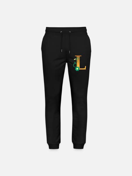 L - Stanley/Stella Mover Unisex Organic Jogging Trousers - black