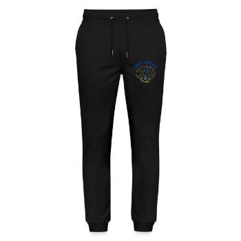 Eat Sleep walk repeat - Stanley/Stella Unisex Bio Jogginghose Mover  - Schwarz - Vorne - Marisol (170cm) & Nik (191cm)