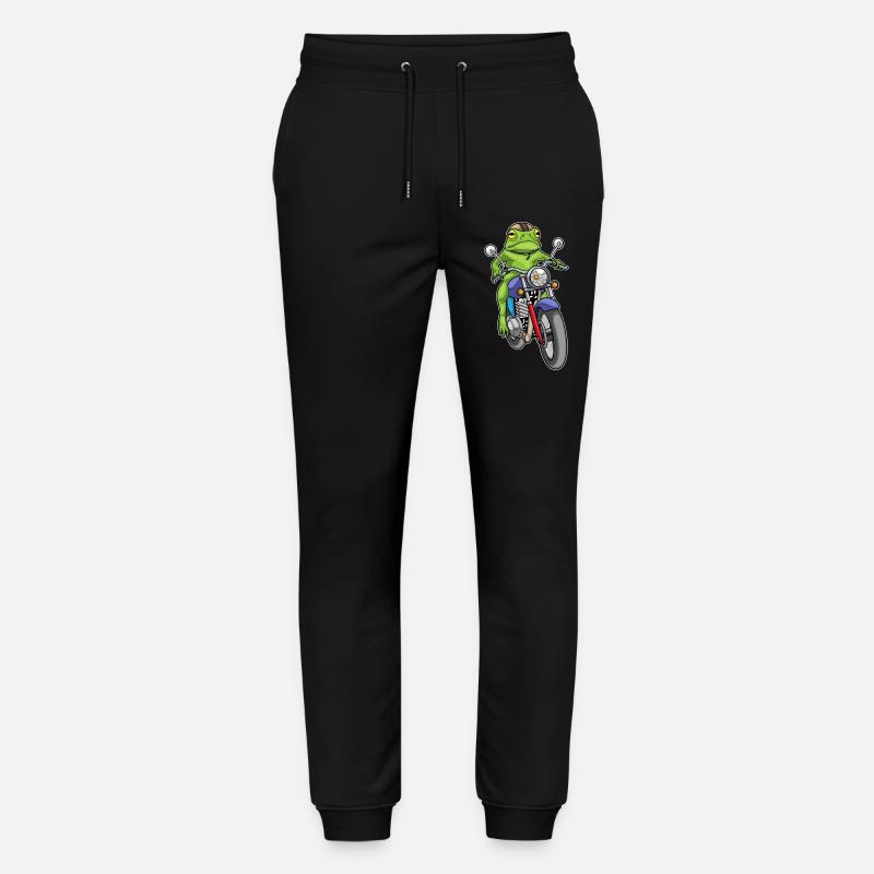 Frosch Motorrad - Stanley/Stella Unisex Bio Jogginghose Mover - Schwarz