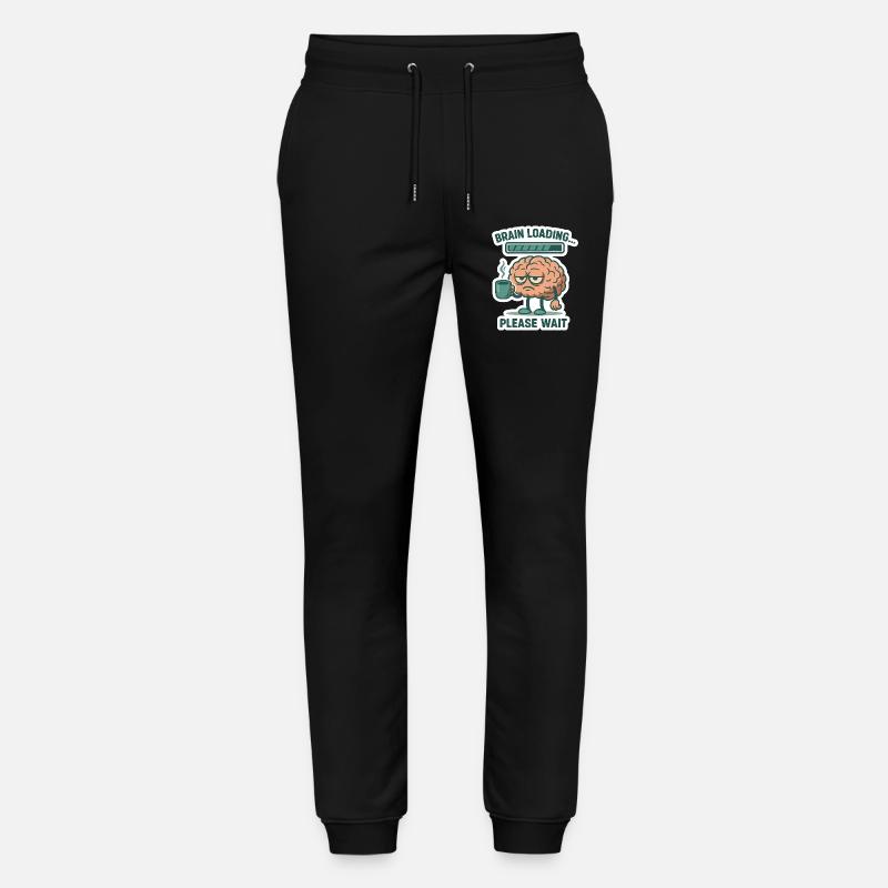 Brain Loading - Stanley/Stella Mover Unisex Organic Jogging Trousers - black