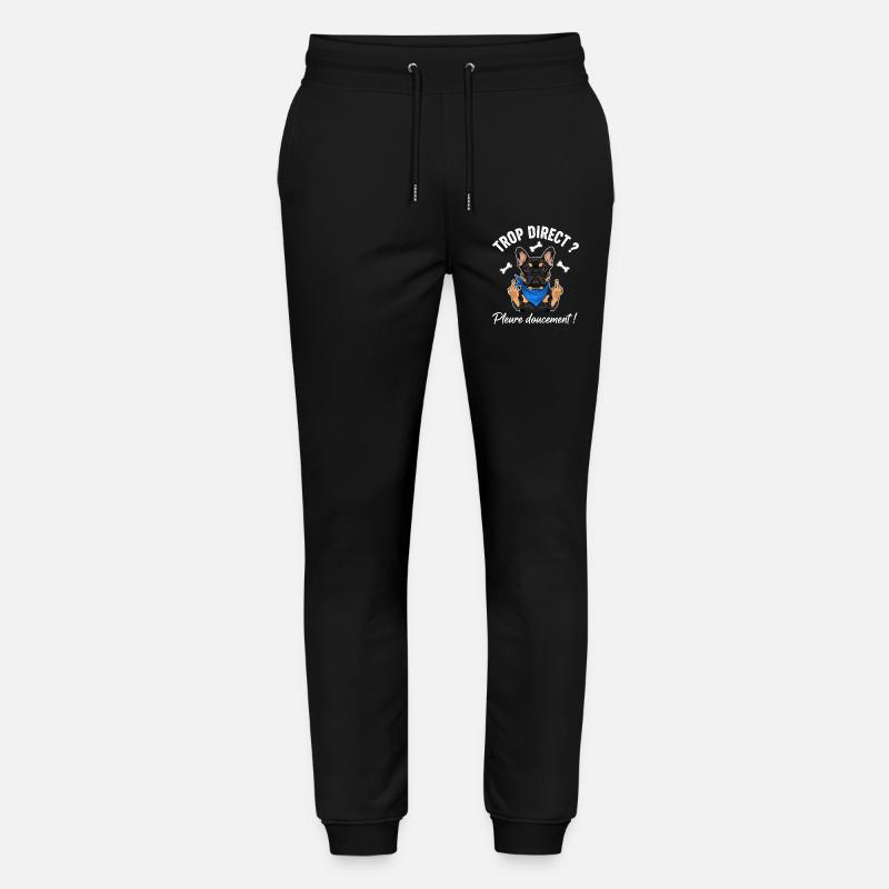 Bouledogue français cool - Pantalon de jogging bio MOVER Stanley/Stella unisexe - noir