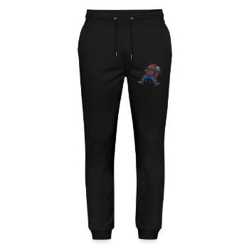 Sleepy - Stanley/Stella Mover Unisex Organic Jogging Trousers - black - Front - Marisol (170cm) & Nik (191cm)