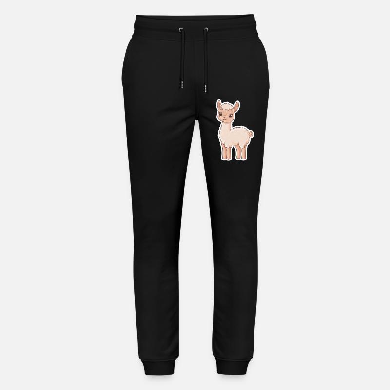 Lama Alpaka Llama - Stanley/Stella Unisex Bio Jogginghose Mover  - Schwarz