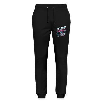 Ski Trip 2026 - Stanley/Stella Mover Unisex Organic Jogging Trousers - black - Front - Marisol (170cm) & Nik (191cm)