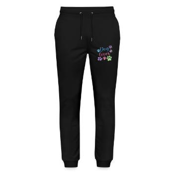 Dog Lovers - Stanley/Stella Mover Unisex Organic Jogging Trousers - black - Front - Marisol (170cm) & Nik (191cm)