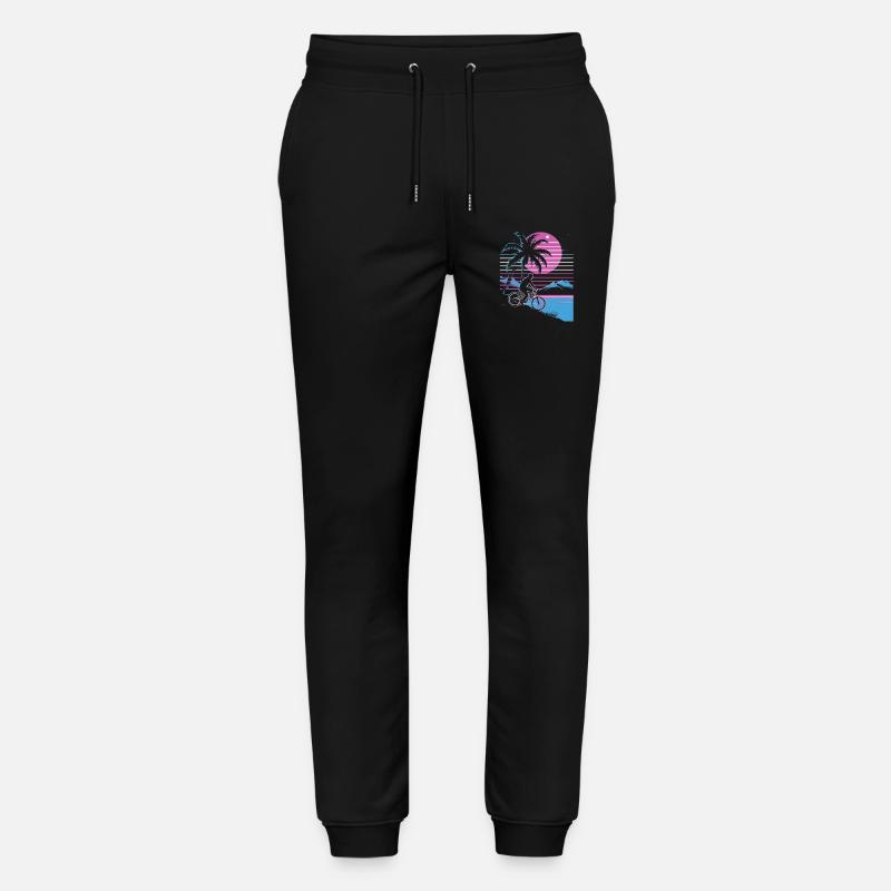 VTT Synthwave - Pantalon de jogging bio MOVER Stanley/Stella unisexe - noir