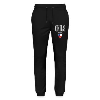 Originaire du Chili, né au Chili - Pantalon de jogging bio MOVER Stanley/Stella unisexe - noir - Devant - Marisol (170cm) & Nik (191cm)