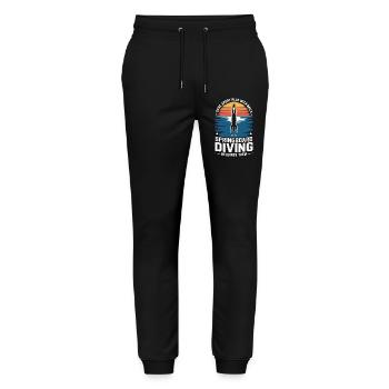 Diving diving board - Stanley/Stella Mover Unisex Organic Jogging Trousers - black - Front - Marisol (170cm) & Nik (191cm)