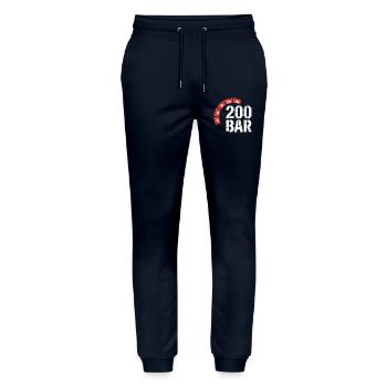 200 Bar Diver Design – Diving Scuba Diving - Stanley/Stella Mover Unisex Organic Jogging Trousers - navy - Front - Marisol (170cm) & Nik (191cm)