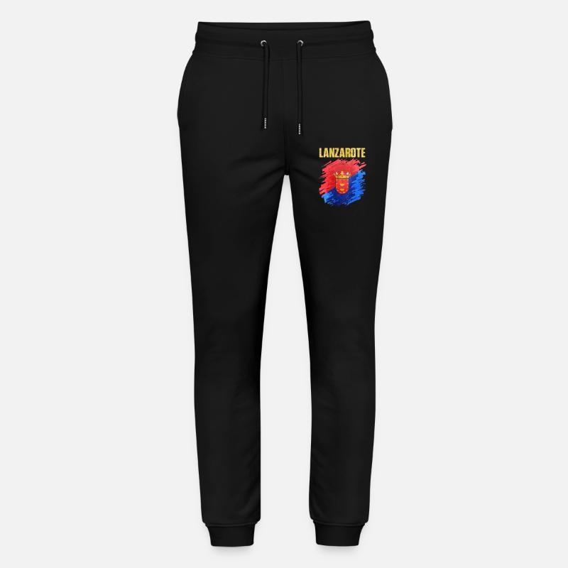 Lanzarote Inselwappen Design - Stanley/Stella Unisex Bio Jogginghose Mover  - Schwarz