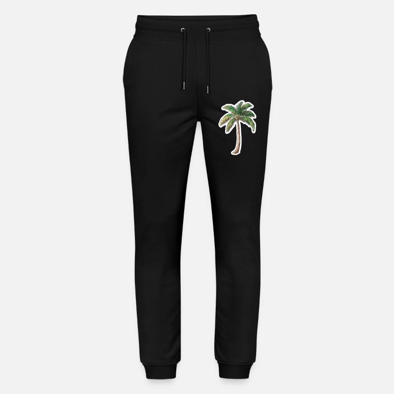 Palme - Stanley/Stella Unisex Bio Jogginghose Mover  - Schwarz