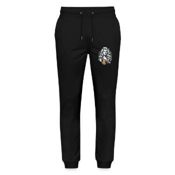 Just a woman who loves alcohol - Stanley/Stella Mover Unisex Organic Jogging Trousers - black - Front - Marisol (170cm) & Nik (191cm)