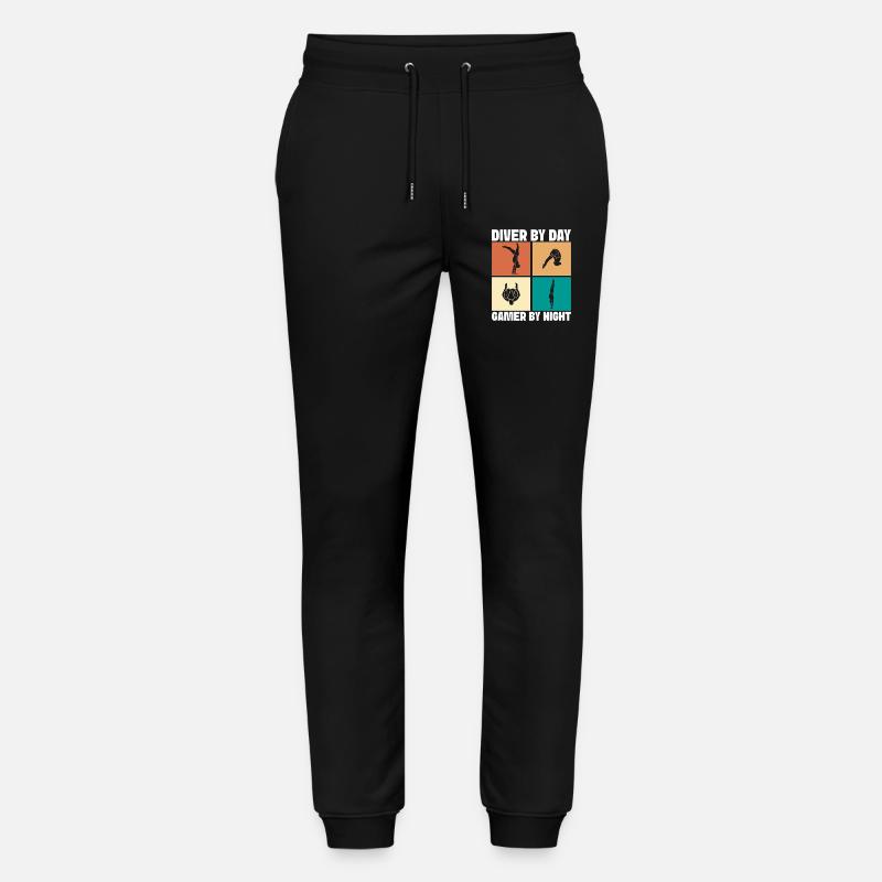 Kunstspringen Turmspringer Sprungbrett - Stanley/Stella Unisex Bio Jogginghose Mover  - Schwarz