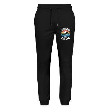 Diving diving board - Stanley/Stella Mover Unisex Organic Jogging Trousers - black - Front - Marisol (170cm) & Nik (191cm)