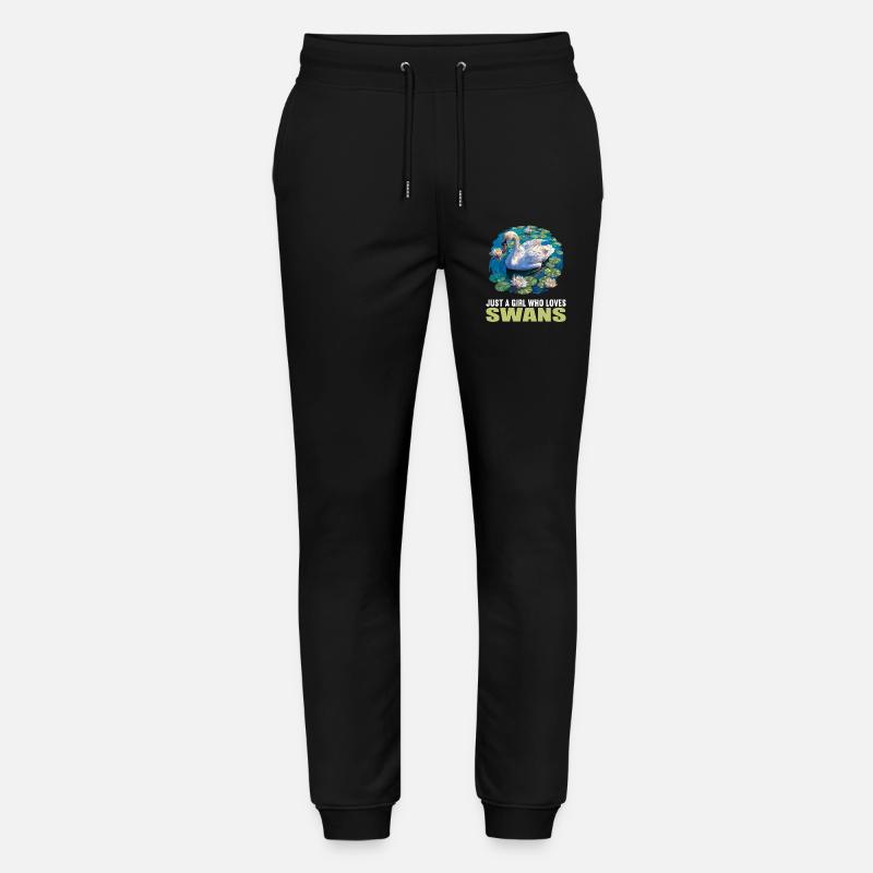Schwäne Schwan - Stanley/Stella Unisex Bio Jogginghose Mover  - Schwarz