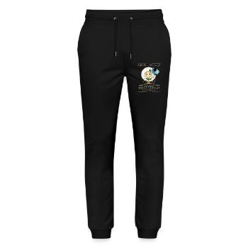 Blume der Stärke – Wachsen trotz allem - Stanley/Stella Unisex Bio Jogginghose Mover  - Schwarz - Vorne - Marisol (170cm) & Nik (191cm)