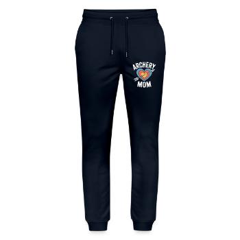 Bogenschießen Spruch Mutter Bogenschießen Geschenk - Stanley/Stella Unisex Bio Jogginghose Mover  - Navy - Vorne - Marisol (170cm) & Nik (191cm)
