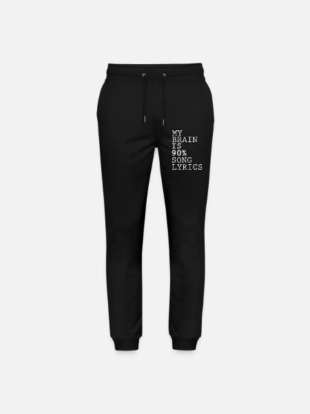Inspirational Quote Abstract Design - Stanley/Stella Mover Unisex Organic Jogging Trousers - black