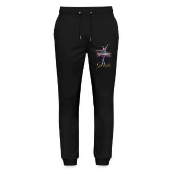 Dancer - Stanley/Stella Mover Unisex Organic Jogging Trousers - black - Front - Marisol (170cm) & Nik (191cm)