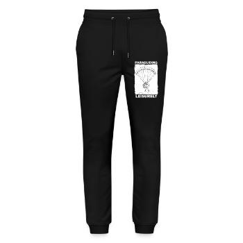 Adventure Paraglider Read - Stanley/Stella Mover Unisex Organic Jogging Trousers - black - Front - Marisol (170cm) & Nik (191cm)