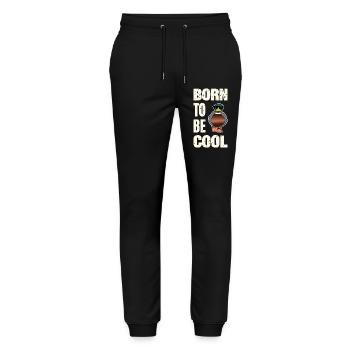 Cool duck saying - Stanley/Stella Mover Unisex Organic Jogging Trousers - black - Front - Marisol (170cm) & Nik (191cm)