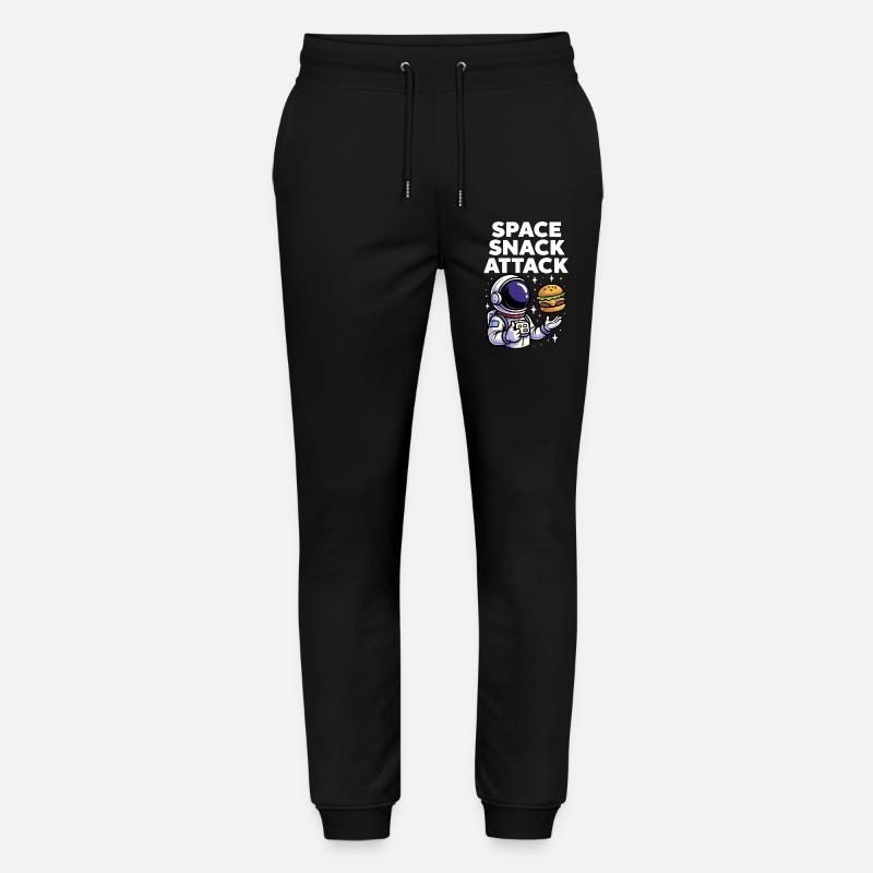 Astronaut Burger Space Snack Attack - Stanley/Stella Mover Unisex Organic Jogging Trousers - black