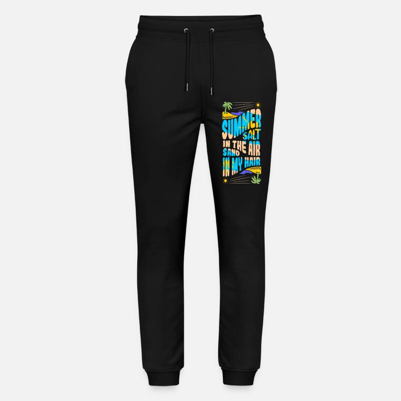 Sommerflair in der Luft - Stanley/Stella Unisex Bio Jogginghose Mover  - Schwarz