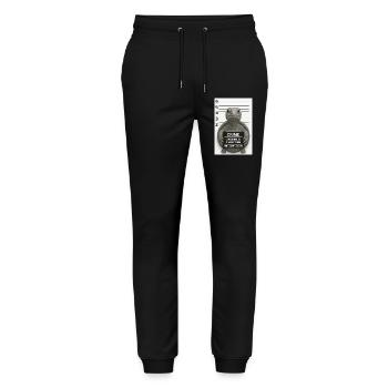 Turtle – Too fast for the territory - Stanley/Stella Mover Unisex Organic Jogging Trousers - black - Front - Marisol (170cm) & Nik (191cm)