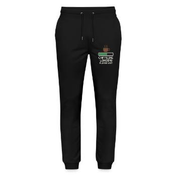 Barista Espresso Crew Coffee Slinger Latte - Stanley/Stella Mover Unisex Organic Jogging Trousers - black - Front - Marisol (170cm) & Nik (191cm)