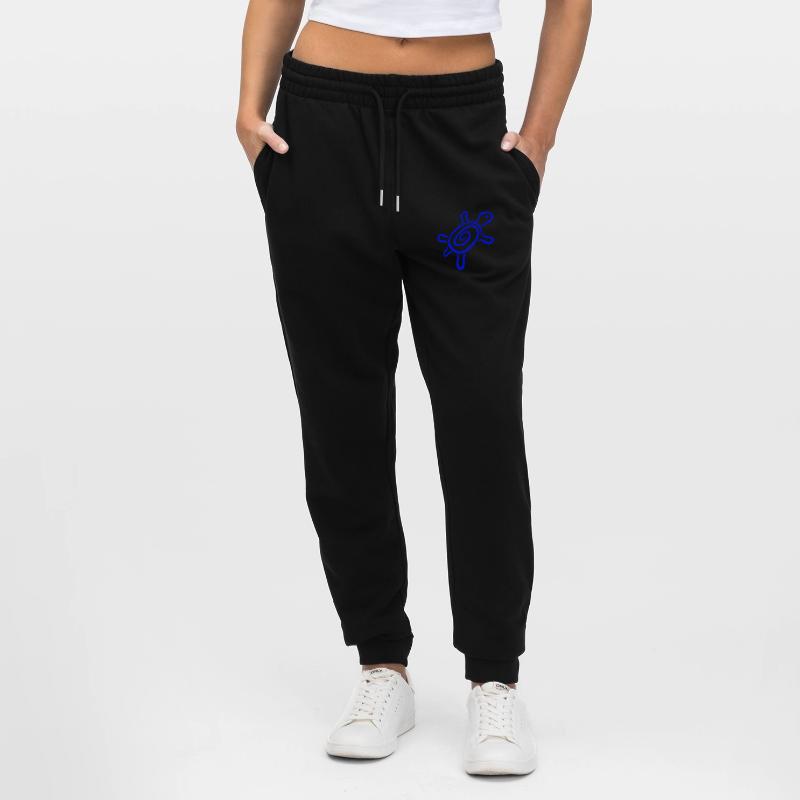 turtle spiral turtle shell pattern cute Stanley/Stella Mover Unisex Organic Jogging Trousers
