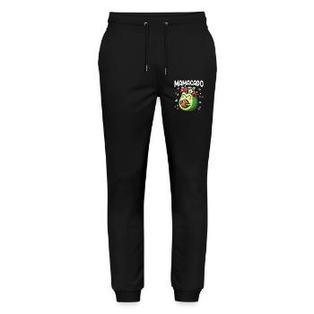 Mamacado Avocado Liebhaberin Muttertag - Stanley/Stella Unisex Bio Jogginghose Mover  - Schwarz - Vorne - Marisol (170cm) & Nik (191cm)