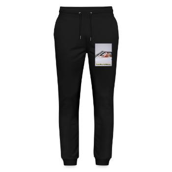 Apparence du véhicule du Père Noël - Pantalon de jogging bio MOVER Stanley/Stella unisexe - noir - Devant - Marisol (170cm) & Nik (191cm)