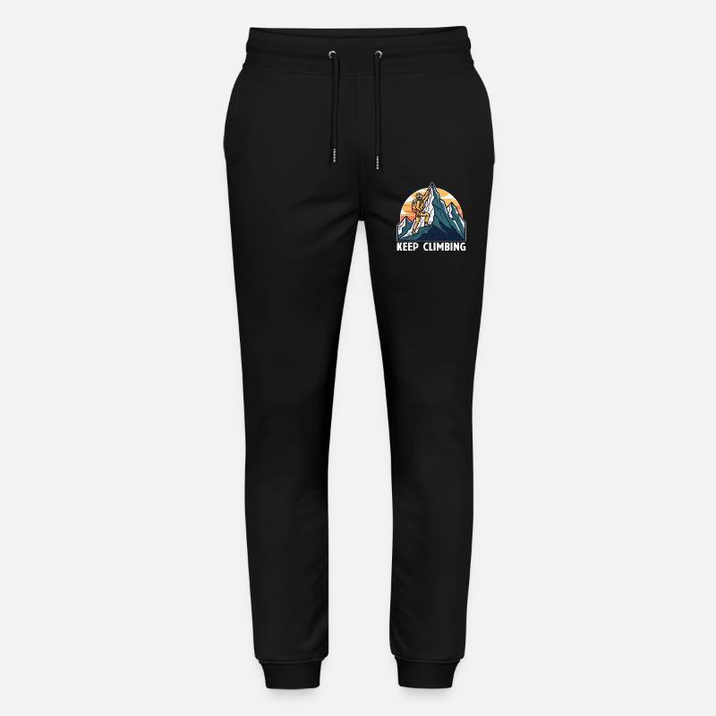 Continuer à grimper Mountaineering Design - Pantalon de jogging bio MOVER Stanley/Stella unisexe - noir