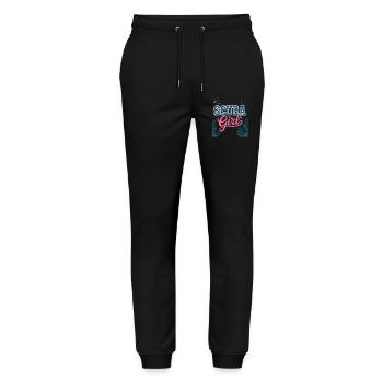 Conception de plongée sous-marine pour fille - Pantalon de jogging bio MOVER Stanley/Stella unisexe - noir - Devant - Marisol (170cm) & Nik (191cm)