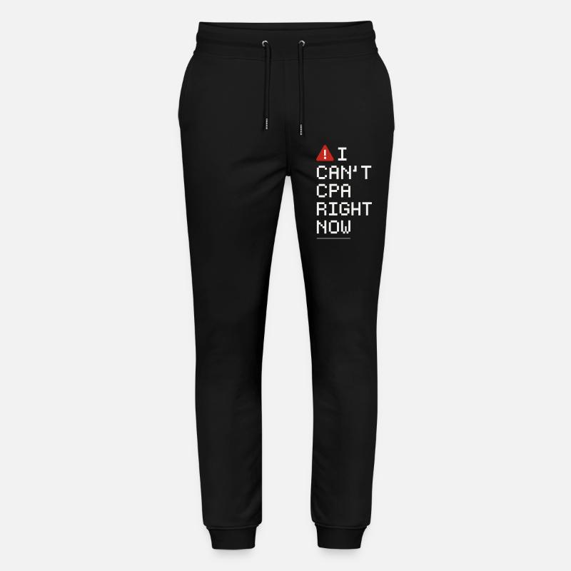 Buchhaltungsstudent Cpa Im Training Excel -witze - Stanley/Stella Unisex Bio Jogginghose Mover  - Schwarz
