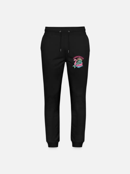 Summerween Mermaid Skeleton Spooky Costume - Stanley/Stella Mover Unisex Organic Jogging Trousers - black