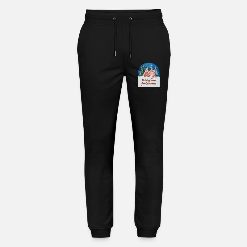 Rentrer à la maison pour Noël - Pantalon de jogging bio MOVER Stanley/Stella unisexe - noir