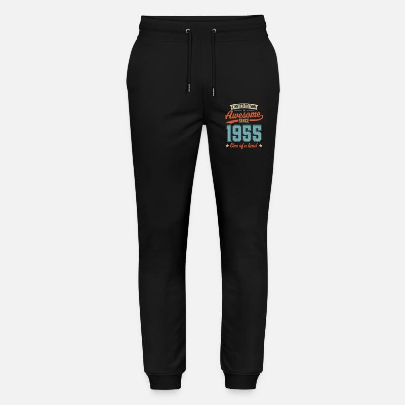 Großartig seit 1955 - Stanley/Stella Unisex Bio Jogginghose Mover  - Schwarz