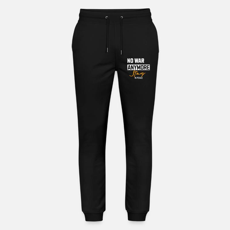 Plus de guerre Restez en paix - Pantalon de jogging bio MOVER Stanley/Stella unisexe - noir