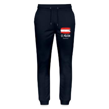 St. Pölten - Stanley/Stella Unisex Bio Jogginghose Mover  - Navy - Vorne - Marisol (170cm) & Nik (191cm)