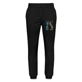 Biology Teacher Biologist Microbiology Biologist - Stanley/Stella Mover Unisex Organic Jogging Trousers - black - Front - Marisol (170cm) & Nik (191cm)