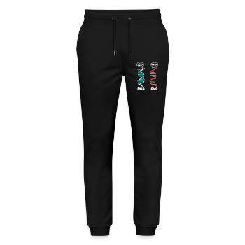 Biology Teacher Biologist Microbiology Biologist - Stanley/Stella Mover Unisex Organic Jogging Trousers - black - Front - Marisol (170cm) & Nik (191cm)