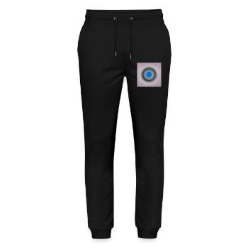 Grey_0001 - Stanley/Stella Mover Unisex Organic Jogging Trousers - black - Front - Marisol (170cm) & Nik (191cm)