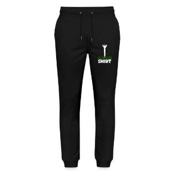 Golfer Golf Golfing - Stanley/Stella Mover Unisex Organic Jogging Trousers - black - Front - Marisol (170cm) & Nik (191cm)