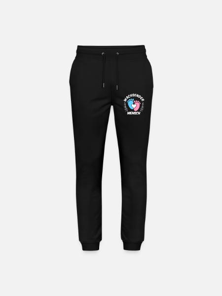 Werdende Mutter WACHSENDER MENSCH Lustig - Stanley/Stella Unisex Bio Jogginghose Mover - Schwarz