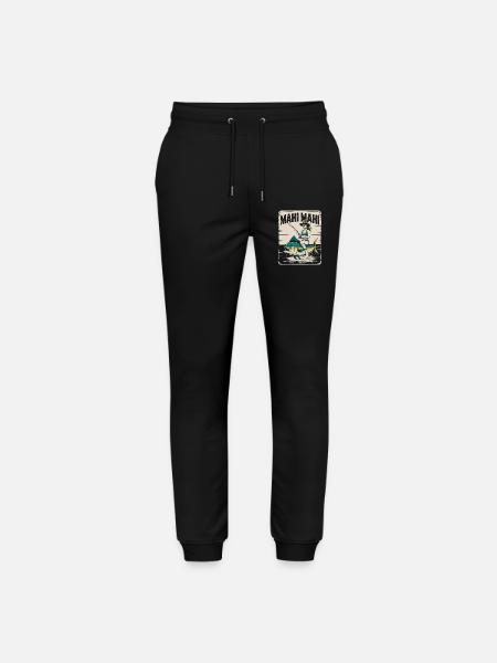 Mahi Mahi Beach Angler Retro - Stanley/Stella Mover Unisex Organic Jogging Trousers - black